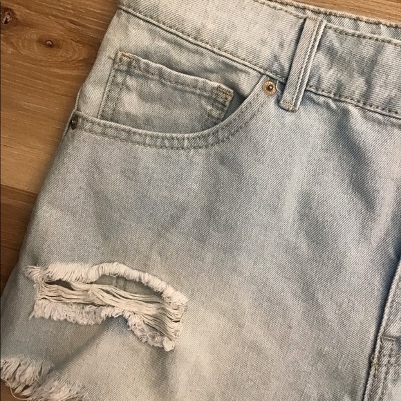 Rewash “The Wedge” High Rise Denim Shorts 9/29 NWT - Picture 5 of 7